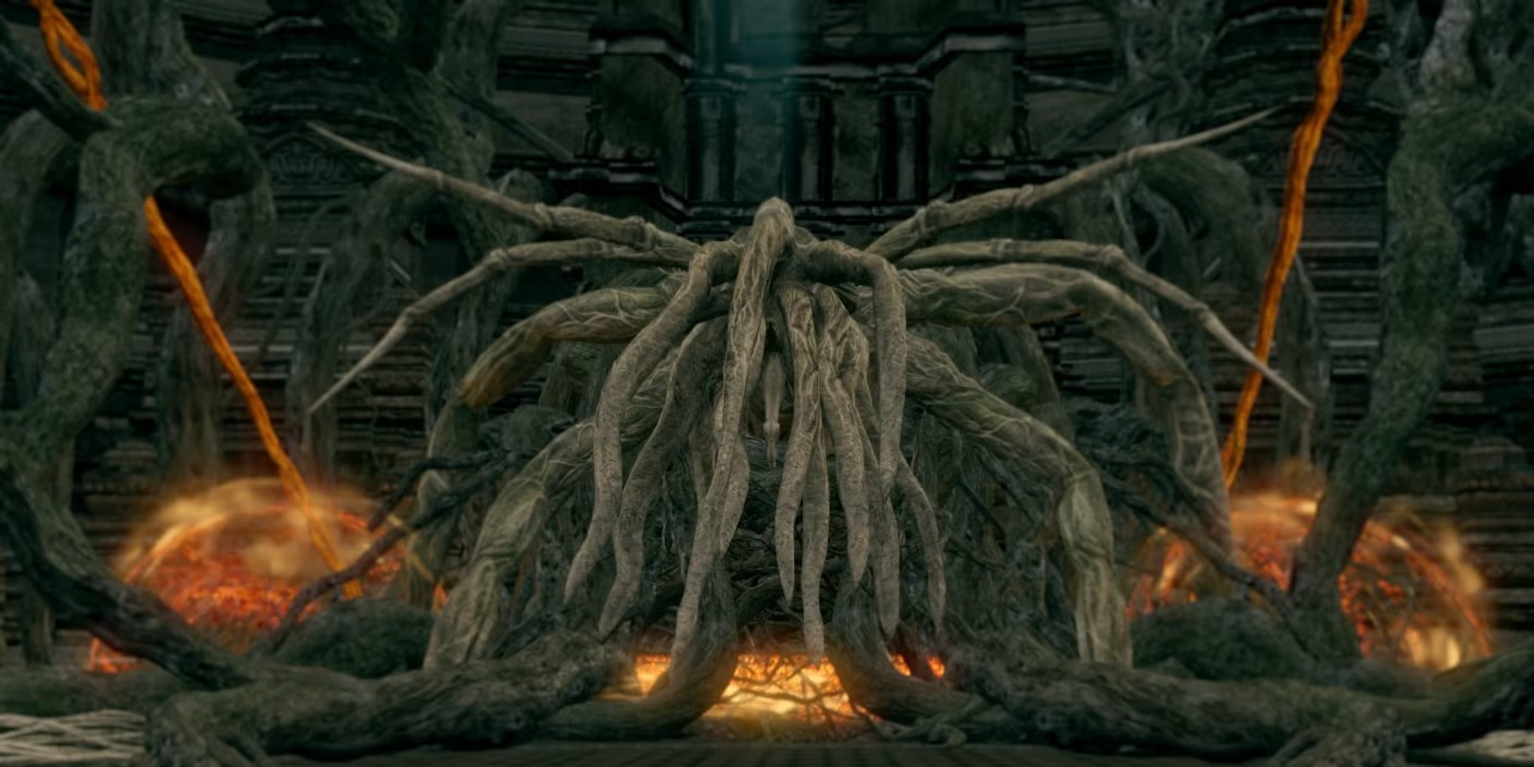 Bed of Chaos boss from Dark Souls