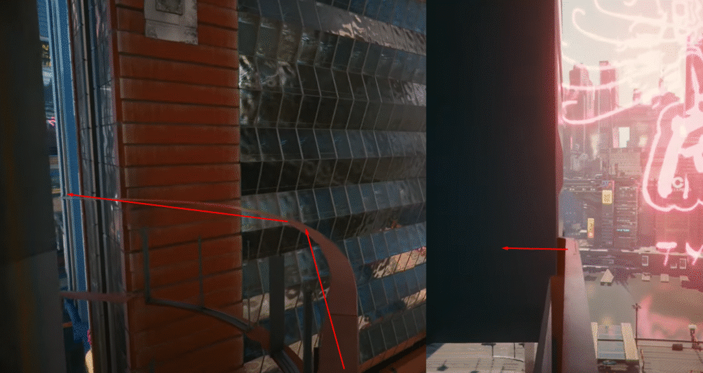 bugged ledge in 2077