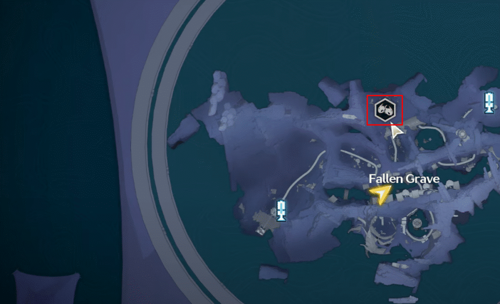 wuwa fallen grave nest map