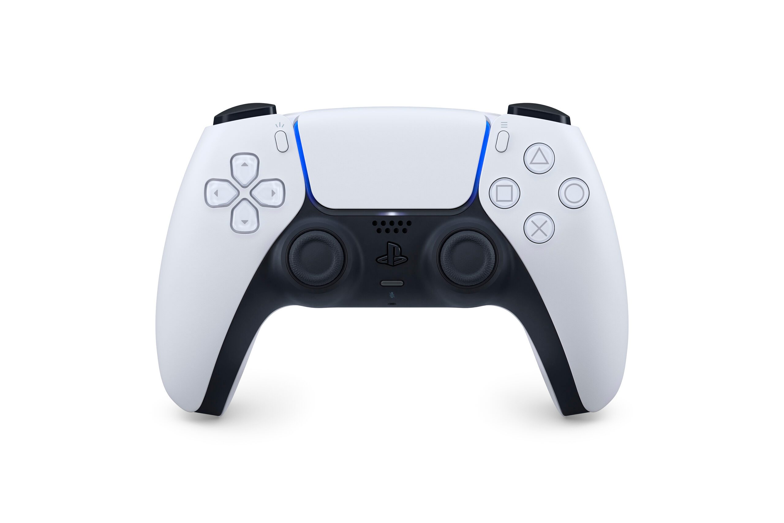 Image of DualSense wireless controller on a white background