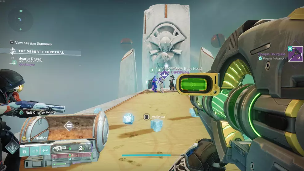 Getting the Opaque Hourglass as a loot reward in The Desert Perpetual Raid in Destiny 2: The Edge of Fate